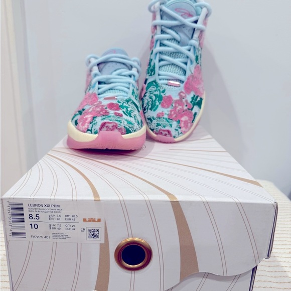 Nike Other - LeBron XXI PRM Floral Sneakers
